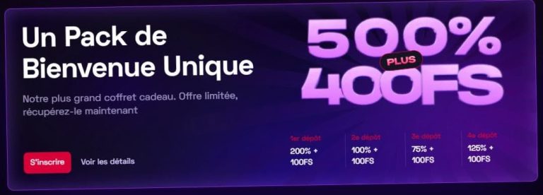 Ybets Casino bonus bienvenue