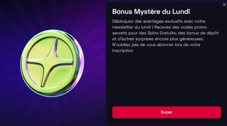 Ybets Casino bonus lundi