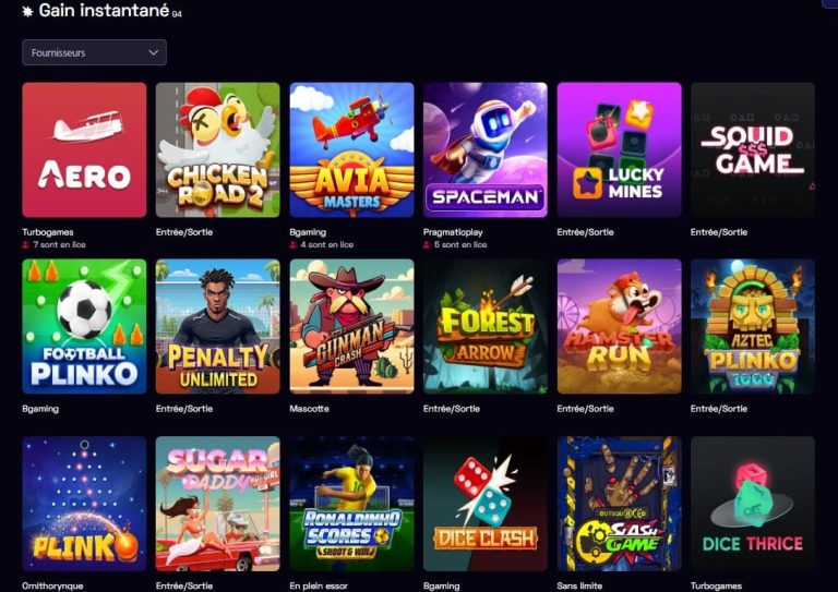 Ybets Casino gain instantané